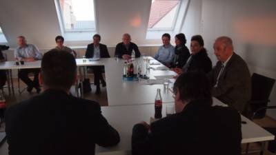 Besuch der Fraktion in Jungingen am 14.03.2016 - Gemeinsame Sitzung der CDU-Fraktion und des Ortschaftsrats von Jungingen (Bild: Dr. Karin Graf)