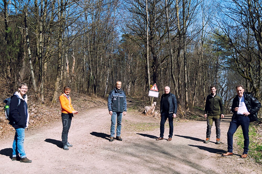 Im Bild von links: Nina Leinmüller, Barbara Dangel, Max Wittlinger, Winfried Walter, Tobias Gloeggler, Thomas Kienle